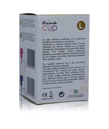 NINA KIKÍ - COPA MENSTRUAL ROSA - TALLA L
