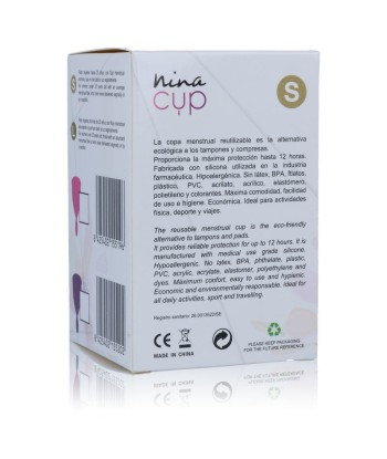 NINA KIKÍ - COPA MENSTRUAL ROSA - TALLA S
