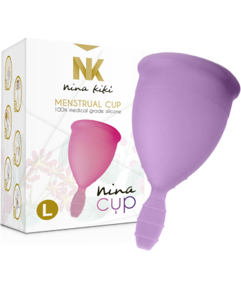 NINA KIKÍ - COPA MENSTRUAL LILA - TALLA L