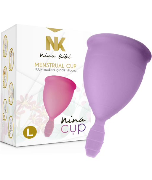 NINA KIKÍ - COPA MENSTRUAL LILA - TALLA L NINA KIKÍ - COPA MENSTRUAL LILA - TALLA L