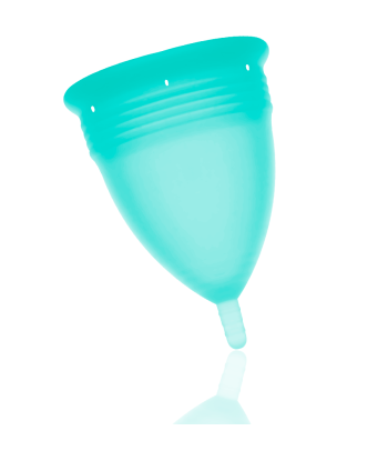 STERCUP - COPA MENSTRUAL FDA SILICONA AQUAMARINA - TALLA L