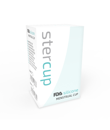 STERCUP - COPA MENSTRUAL FDA SILICONA AQUAMARINA - TALLA L