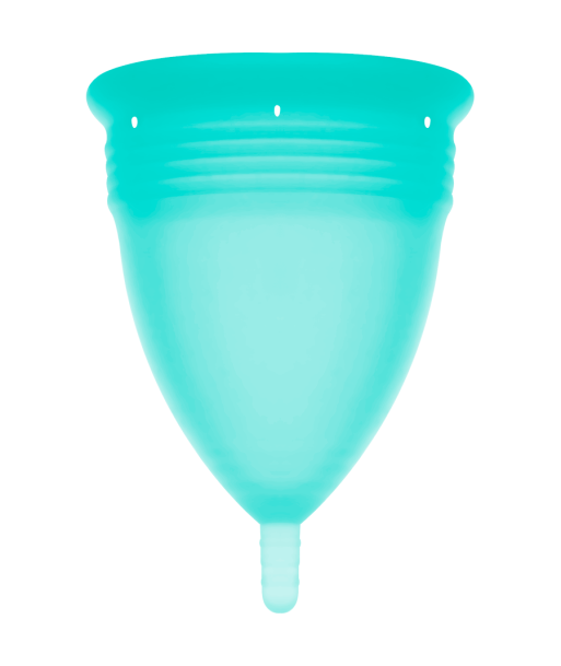STERCUP - COPA MENSTRUAL FDA SILICONA AQUAMARINA - TALLA S