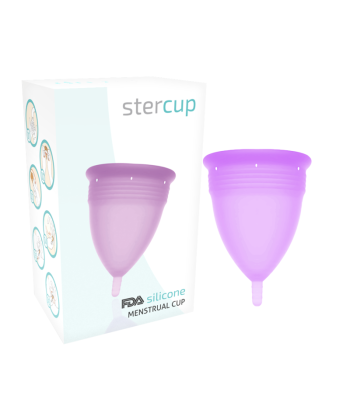 STERCUP - COPA MENSTRUAL FDA SILICONA LILA - TALLA S