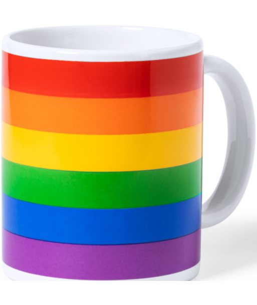 PRIDE - TAZA CON LA BANDERA LGBT EN CAJA INDIVIDUAL KRAFT -es-pt-en-fr-it- PRIDE - TAZA CON LA BANDERA LGBT EN CAJA INDIVIDUAL KRAFT -es-pt-en-fr-it-