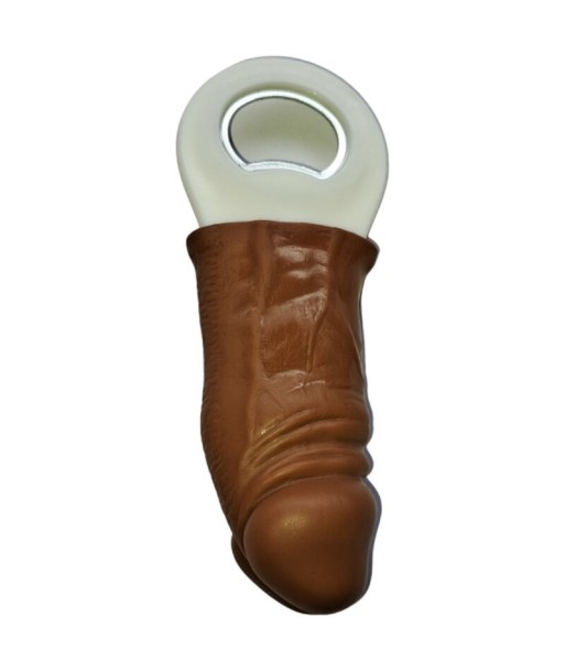 DIABLO PICANTE - ABRIDOR CON FORMA PENE GOMA MULATO DIABLO PICANTE - ABRIDOR CON FORMA PENE GOMA MULATO