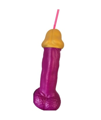 DIABLO PICANTE - VASO PENE PLSTICO FUCSIA