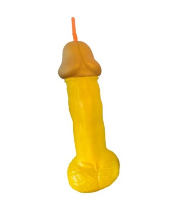 DIABLO PICANTE - VASO PENE PLSTICO AMARILLO