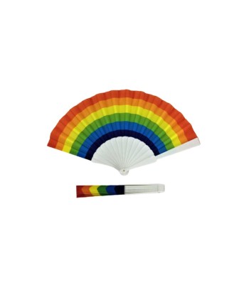 PRIDE - ABANICO MADERA BANDERA ARCOÍRIS