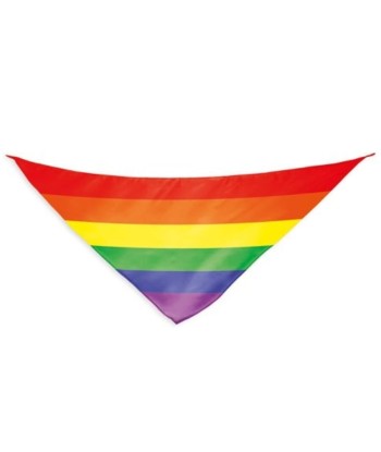 PRIDE - PAÑUELO ALGODÓN TRIANGULAR BANDERA ARCOÍRIS