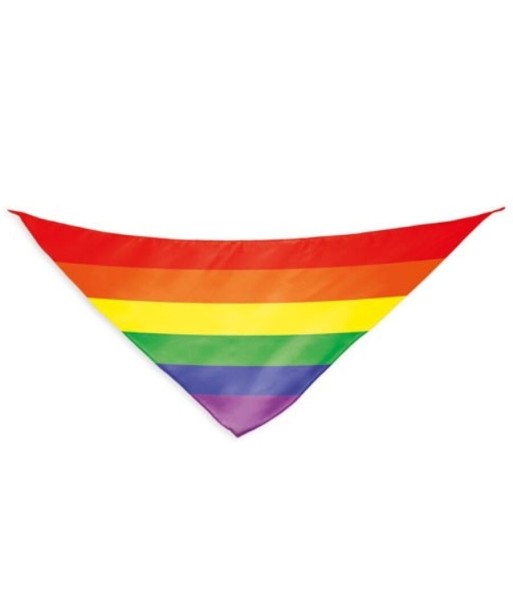 PRIDE - PAÑUELO ALGODÓN TRIANGULAR BANDERA ARCOÍRIS PRIDE - PAÑUELO ALGODÓN TRIANGULAR BANDERA ARCOÍRIS