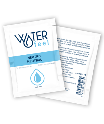 WATERFEEL - GEL DESLIZANTE BASE AGUA NEUTRO 6 ML
