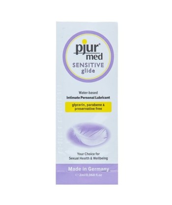 PJUR - MED SENSITIVE GLIDE LUBRICANTE BASE AGUA 2 ML