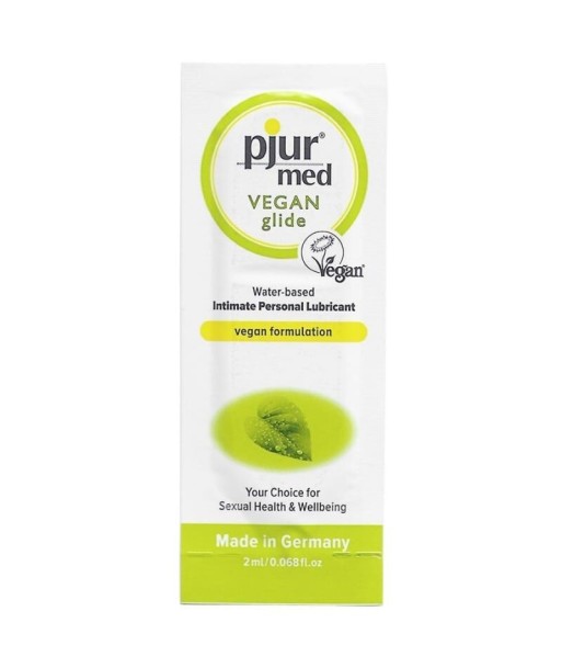PJUR - MED VEGAN GLIDE LUBRICANTE BASE AGUA 2 ML