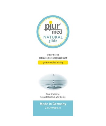 PJUR - MED NATURAL LUBRICANTE BASE AGUA 2 ML