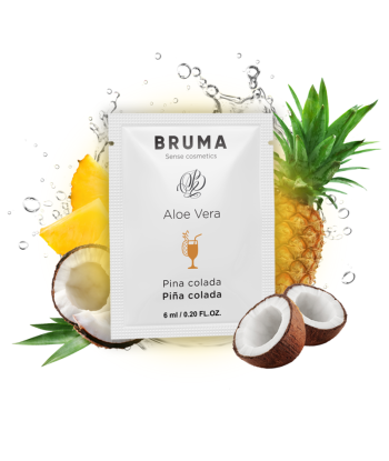 BRUMA - 6 ML GEL DESLIZANTE CON ALOE VERA SABOR A PIÑA COLADA