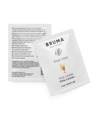 BRUMA - 6 ML GEL DESLIZANTE CON ALOE VERA SABOR A PIÑA COLADA