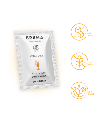 BRUMA - 6 ML GEL DESLIZANTE CON ALOE VERA SABOR A PIÑA COLADA