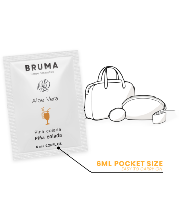 BRUMA - 6 ML GEL DESLIZANTE CON ALOE VERA SABOR A PIÑA COLADA