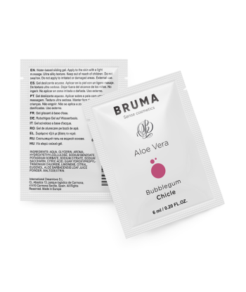 BRUMA - 6 ML GEL DESLIZANTE CON ALOE VERA SABOR A CHICLE