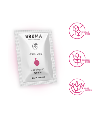 BRUMA - 6 ML GEL DESLIZANTE CON ALOE VERA SABOR A CHICLE