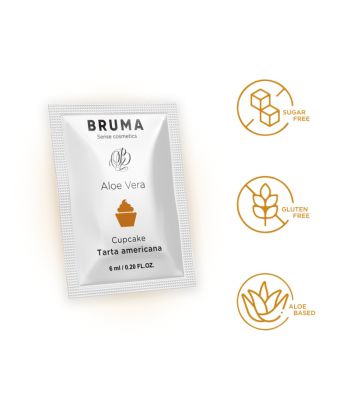 BRUMA - 6 ML GEL DESLIZANTE CON ALOE VERA SABOR A TARTA AMERICANA