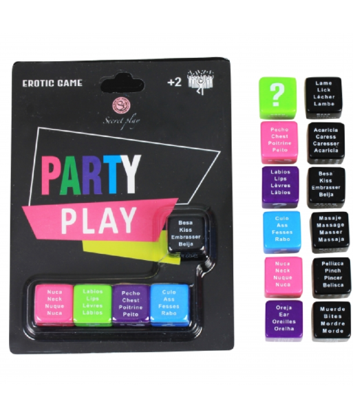 SECRETPLAY - JUEGO PARTY PLAY 5 DADOS (ES-PT-EN-FR)