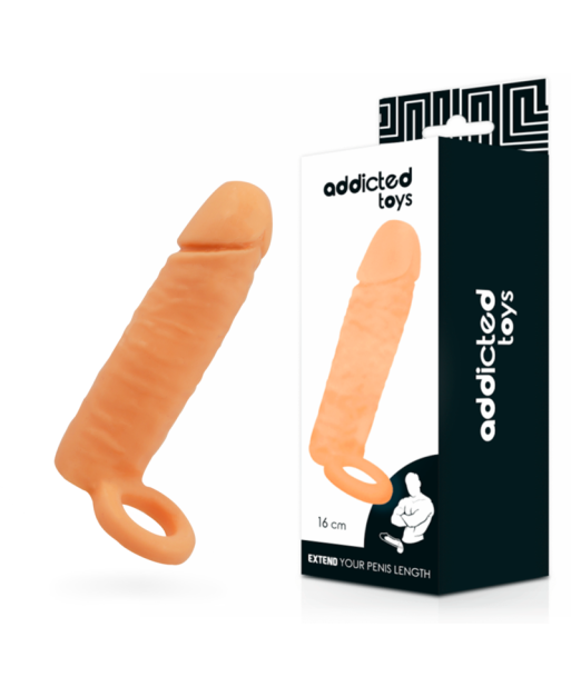 ADDICTED TOYS - EXTENSIÓN PENE 16 CM ADDICTED TOYS - EXTENSIÓN PENE 16 CM