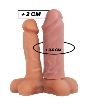 VIRILXL - EXTENSION DE PENE LIQUID SILICONE V3 NATURAL