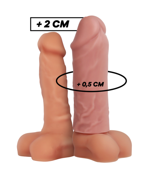 VIRILXL - EXTENSION DE PENE LIQUID SILICONE V3 NATURAL