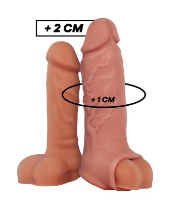 VIRILXL - EXTENSION DE PENE LIQUID SILICONE V9 NATURAL