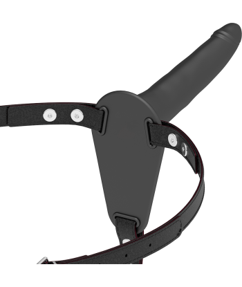 FETISH SUBMISSIVE HARNESS - SILICONA NEGRO 15 CM