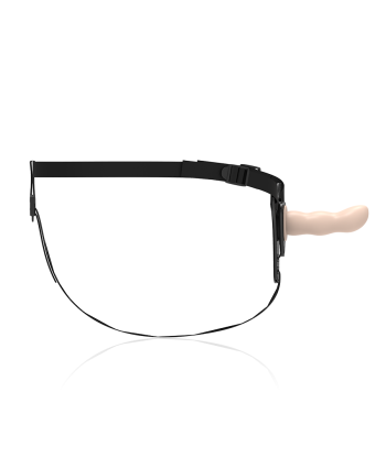 FETISH SUBMISSIVE HARNESS - SILICONA FLESH G-SPOT 12.5 CM