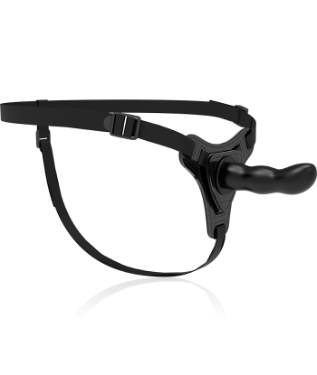 FETISH SUBMISSIVE HARNESS - SILICONA NEGRO G-SPOT 16 CM