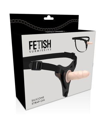 FETISH SUBMISSIVE HARNESS - SILICONA FLESH REALISTIC 12.5 CM