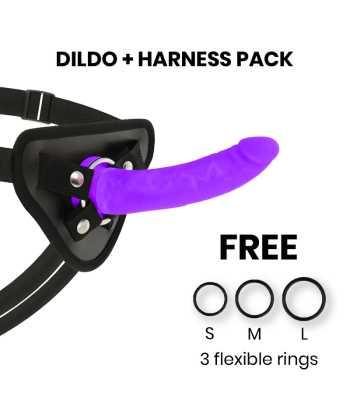 DELTA CLUB - TOYS ARNES DILDO LILA SILICONA MEDICA 17 CM -O- 3 CM