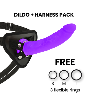 DELTA CLUB - TOYS ARNES DILDO LILA SILICONA MEDICA 20 CM -O- 4 CM