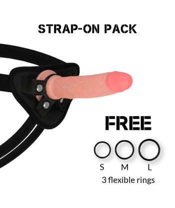 ROCKARMY - HARNESS LIQUID SILICONE DILDO PREMIUM AVENGER 19 CM -O- 3.98 CM