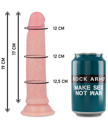 ROCKARMY - HARNESS LIQUID SILICONE DILDO PREMIUM AVENGER 19 CM -O- 3.98 CM