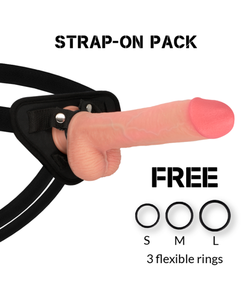 ROCKARMY - ARNÉS LIQUID SILICONE DILDO PREMIUM KINGCOBRA 24 CM -O- 4.77 CM