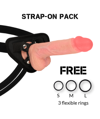 ROCKARMY - ARNÉS LIQUID SILICONE DILDO PREMIUM SPITFIRE 21 CM -O- 4.62 CM