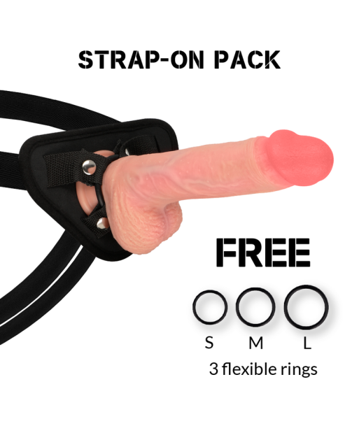 ROCKARMY - ARNÉS LIQUID SILICONE DILDO PREMIUM SPITFIRE 21 CM -O- 4.62 CM