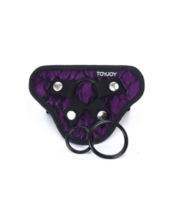 GET REAL - STRAP-ON LACE HARNÉS MORADO