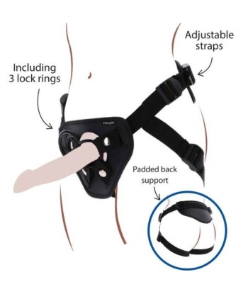 GET REAL - STRAP-ON DELUXE HARNÉS NEGRO