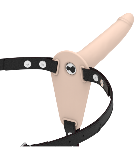 FETISH SUBMISSIVE HARNESS - VIBRADOR SILICONA FLESH 15 CM