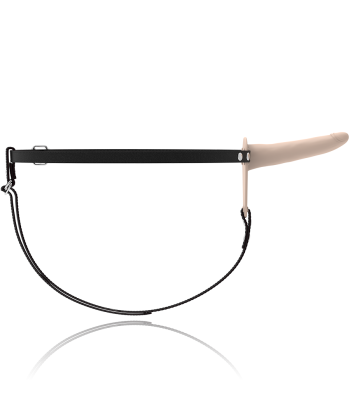 FETISH SUBMISSIVE HARNESS - VIBRADOR SILICONA FLESH 15 CM