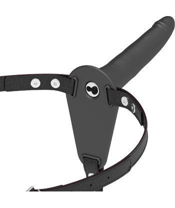FETISH SUBMISSIVE HARNESS - VIBRADOR SILICONA NEGRO 15 CM
