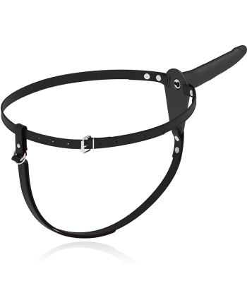 FETISH SUBMISSIVE HARNESS - VIBRADOR SILICONA NEGRO 15 CM