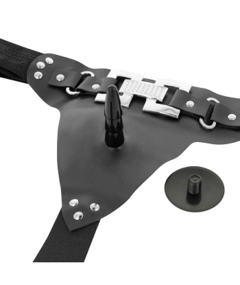 HARNESS ATTRACTION - ARNÉS DELUXE CON VIBRACIÓN REALÍSTICO 18 CM -O- 4.5 CM