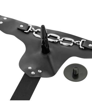 HARNESS ATTRACTION - ARNÉS GEORGE REALÍSTICO VIBRADOR 19 CM -O- 4 CM